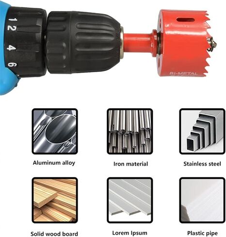 Hole Saw Drill Bi-Metal Core Drill Bit for Woodworking Hole Drilling Cutter Hole Saw Cutter Hole Opener 1Pcs (Size : 30mm) in Saudi Arabia