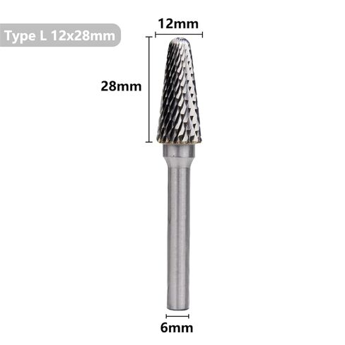 6 ملم شانك دوار رعاة 2 flute l النمط style files لأدوات كربيد أدوات الخشب 1pcs (اللون: 12.7x32.28mm) in Kuwait