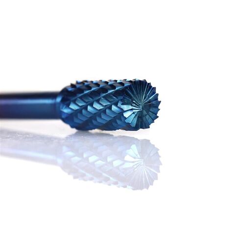 6x10mm Tungsten Carbide Burss Super Blue Cut Double Rotary File 1PCS (Color: 1PC L Type) in Kuwait