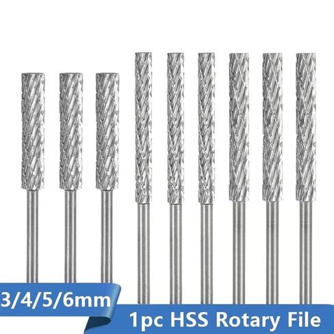 3 ملم شانك دوارة الحفر بتات 3/4/5/6 مم قطع مزدوجة قطع دوار لانتقاد أداة طحن الخشب 1pcs (اللون: 3x6x30x54) in Kuwait