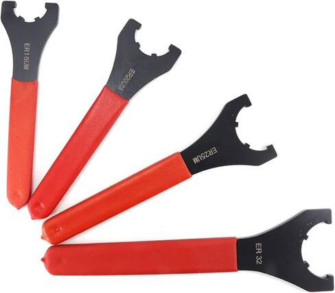 اكتب ER COLLET Chuck Nut Wrench 1PC ER11/ER16/ER20/ER25/ER32 TOOL TOOL SPENNER 1PCS (الحجم: ER25UM) in Saudi Arabia