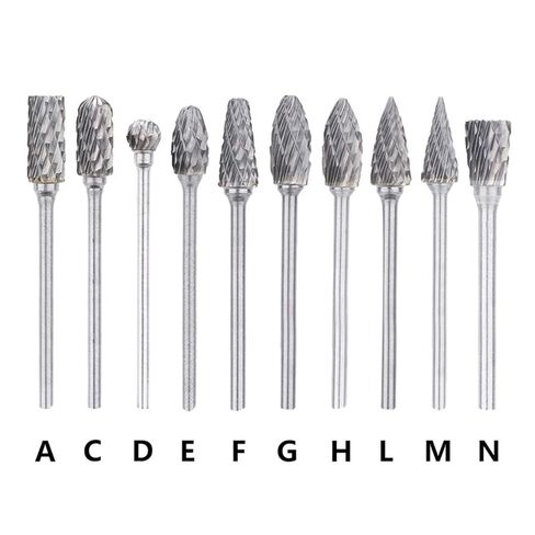 ملف دوار كربيد للمعادن 2.35 مم قطع مزدوج دوار الطحن المعدني 1 مجموعة (اللون: 2.35 × 4 مم) in Kuwait