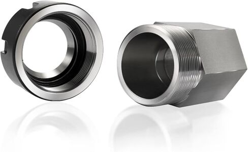 Square ER32 Collet Block Chuck Hard Steel Hex Er Spring Chuck Block لمخرطة حامل أداة قطع آلة القطع 1pcs (اللون: Hex er 32) in Kuwait