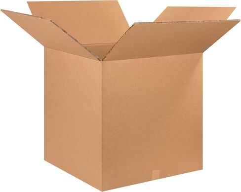 BOX USA 25x25x25 Corrugated Boxes, Large, 25L x 25W x 25H, Pack of 10 | Shipping, Packaging, Moving, Storage Box for Home or Business, Strong Wholesale Bulk Boxes in Saudi Arabia