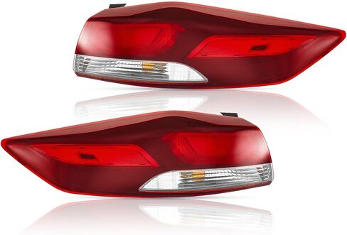 Compatible with 2017-2018 Hyundai Elantra Tail Light Outer Brake Halogen Type 92402-F2020 (Passenger Side) in Kuwait