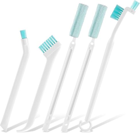 5 PCS Crevice Cleaning Brush, Small Cleaning Brushes Set, Crevice Household Cleaning Brushes for Window Track Groove Sliding Door Corner Space Keyboard Bottle Tile Gaps Humidifier in Saudi Arabia