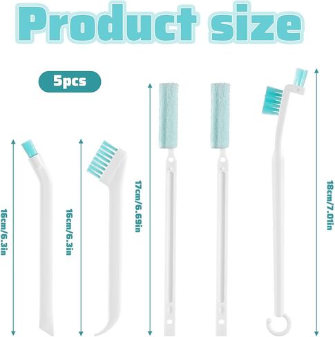 5 PCS Crevice Cleaning Brush, Small Cleaning Brushes Set, Crevice Household Cleaning Brushes for Window Track Groove Sliding Door Corner Space Keyboard Bottle Tile Gaps Humidifier in Saudi Arabia