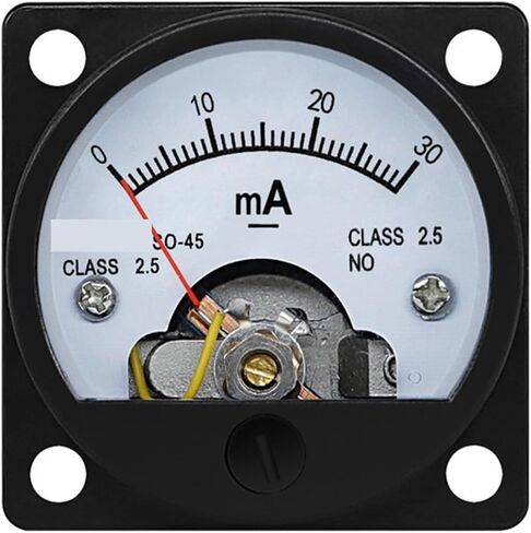SO-45 DC Milliampere Meter 1mA 5mA 10mA 20mA 30mA 50mA 100mA 150mA 200mA 300mA 1000mA Pointer Current 1Pcs(100mA) in Saudi Arabia