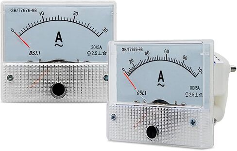 85L1 AC Ammeter Pointer 1A 2A 3A 5A 10A 15A 20A 30A 50A 100A 200A 250A 300A 400A 500A 600A 800A 1Pcs(AC 600-5A) in Saudi Arabia