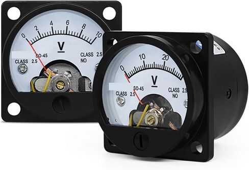SO-45 DC Voltmeter 1V 2V 3V 5V 10V 15V 20V 30V 50V 75V 100V 150V 200V 300V 500V 600V 800V Voltage Panel 1Pcs(600V) in Saudi Arabia