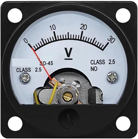 SO-45 DC Voltmeter 1V 2V 3V 5V 10V 15V 20V 30V 50V 75V 100V 150V 200V 300V 500V 600V 800V Voltage Panel 1Pcs(600V) in Saudi Arabia