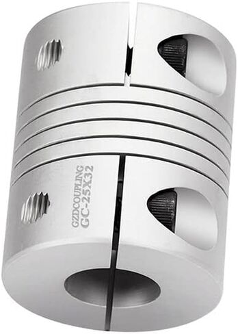 Universal Joints Coupling shaft flexible aluminum alloy universal joint clamp for coupler 12x25 vibration,parallel angular misalignments for connecting model cars, model ships, robots, et(D36-L44 d(5- in Saudi Arabia