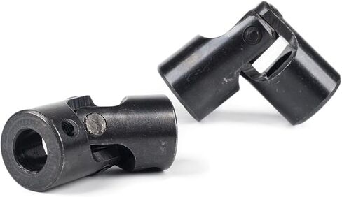 المفاصل العالمية 1pc مفصل Cardan Metal Cardan 6mm-22mm مكون من ثلاثة مقطعات توصيل محرك توصيل موصل توصيل محرك Gimbal Gimbal Mordware لتوصيل السيارات ، وسفن النماذج ، والروبوتات ، ET (8x16x42 in Saudi Arabia
