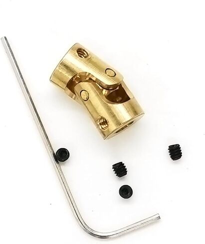 Universal Joints Brass Universal Joint 3-3 Mm Micro Copper Cardan Shaft Coupling Toy Model Parts Accessory for Connecting Model Cars, Model Ships, Robots, et in Saudi Arabia