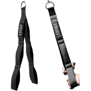 Triceps Rope Cable Machine Attachment, Professional Gym Equipment, Black in Saudi Arabia