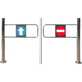 بوابة تأرجح أمان لمحلات السوبر ماركت ، باب المدخل أحادي الاتجاه ، بوابة إغلاق تلقائية للمكتبات ومراكز التسوق ، والفضة 50 × 97 سم ، وحل التحكم في الوصول أحادي الاتجاه in Kuwait