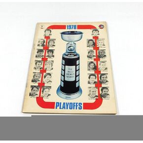 1977-78 Birmingham Bulls vs Winnepeg Jets Wha Hockey Playoff Program in Kuwait