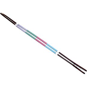 Exion Rainbow Rubber زمامات الخيول | زمامات التدريب باللغة الإنجليزية مع قبضة مشفرة بالألوان | قبضة مطاطية الباستيل 16MM ، نهايات خطاف وأجهزة SS | مكافأة متوازنة للركاب من جميع المستويات in Kuwait