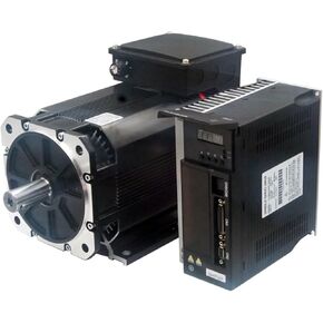asynchronous motor Large Torque 2.2KW 3.7KW 5.5KW 7.5KW Asynchronous Spindle Servo Motor With Driver AC 380V For CNC Lathe(3.7KW 6000RPM) in Kuwait