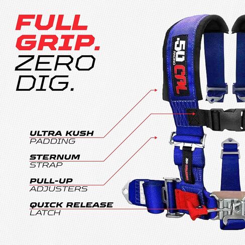 Camouflage 5 Point Harness & Bypass Plug for Bucket Seat ، إصدار مزلاج ، 9 خيارات ألوان ، يعمل مع Canam UTVS ، تسخير السباق ، سيارة سباق ، ومركبة الطرق الوعرة (وحدة واحدة) [6001 CB 5999C] in Saudi Arabia