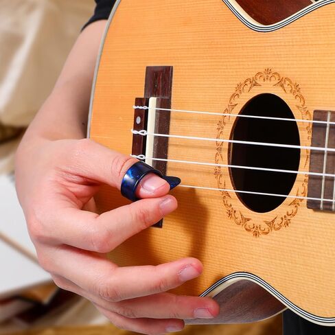12pcs Guitar Finger Picks Thumb Picks for Acoustic Guitar, Light Thumb Pick Banjo Electric Ukulele Celluloid Harp Bass Thumbpicks Accessories in Saudi Arabia