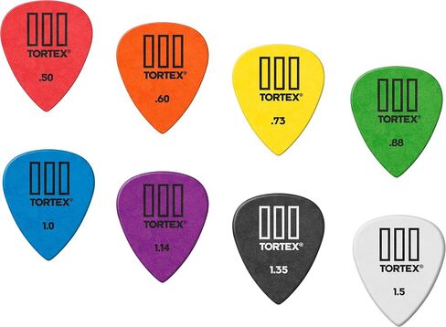 Dunlop Tortex TIII Jazz Picks Sample Variety Mix Pack (2 of each gauge) 16/Player's Pack in Saudi Arabia