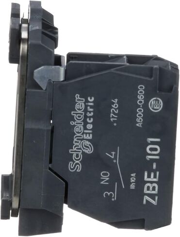 Schneider Electric ZB5AZ101 Harmony XB5 كتلة ملامسة واحدة مع طوق تثبيت الجسم للآلات الصناعية والتصنيع ، محطة المشبك المسمار ، 1NO in Saudi Arabia