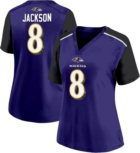 Lamar Jackson Baltimore Ravens #8 NFL Purple Girls Youth 4-16 Name & Number Player in Saudi Arabia