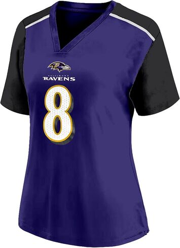 Lamar Jackson Baltimore Ravens #8 NFL Purple Girls Youth 4-16 Name & Number Player in Saudi Arabia