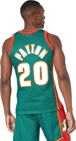 Mitchell & Ness - سياتل Supersonics Mens NBA Swingman Road 95 Gary Payton Jersey in Kuwait