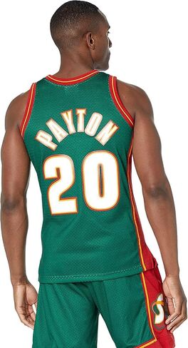 Mitchell & Ness - سياتل Supersonics Mens NBA Swingman Road 95 Gary Payton Jersey in Kuwait