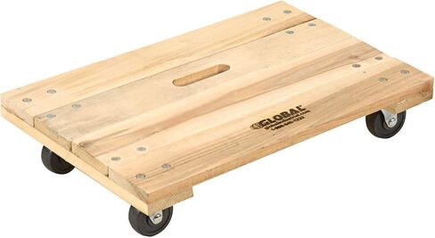 Global Industrial Hardwood Dolly - Solid Deck, 24 x 16, 1000 Lb. Capacity in Saudi Arabia