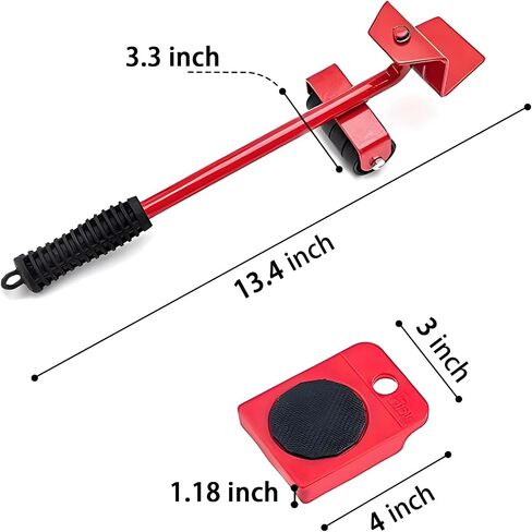 Furniture Lift Mover Tool Set, Furniture Movers with Four 360°Wheels, Furniture Lifter Tool,Furniture Mover Dolly Set for Refrigerator,Sofa in Saudi Arabia