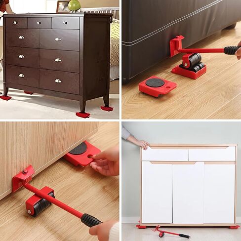 Furniture Lift Mover Tool Set, Furniture Movers with Four 360°Wheels, Furniture Lifter Tool,Furniture Mover Dolly Set for Refrigerator,Sofa in Saudi Arabia