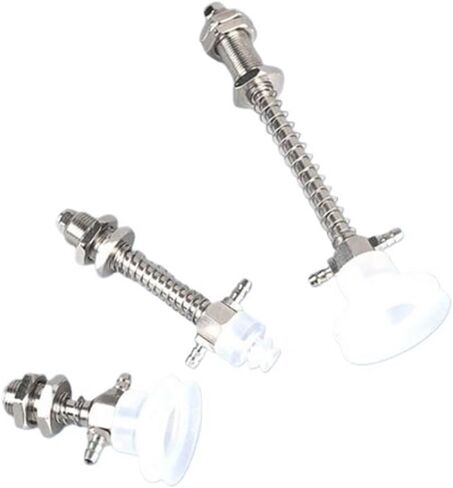 10Pcs Manipulator Vacuum Suction Cup Silica Nozzle Pneumatic Accessories Head Mounting Hole 5mm(S04,SP) in Saudi Arabia