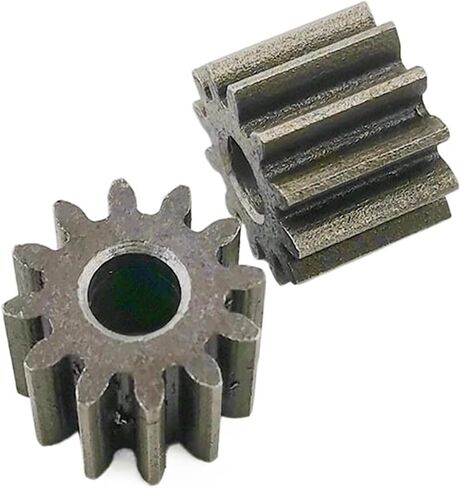 Steel Motor Drive Gear 1Pcs 12T 1M 14mm Metal Carbon Steel Gear Mechanical Power Motor Accessories 12 Teeth Pinion 123A 123.17A 124A 125A 126A(6.35mm) in Saudi Arabia