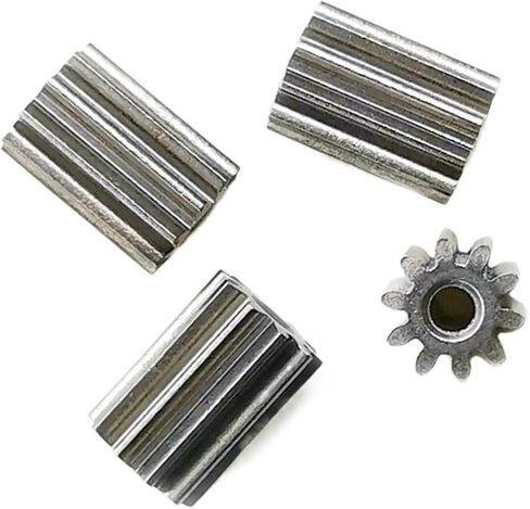 Steel Motor Drive Gear 1pcs Metal Pinion 0.6 Mold 10 Tooth Inner Hole 2.23mm Long 10.3mm Miniature Gear 102.23A 0.6M in Saudi Arabia