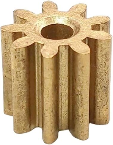 Steel Motor Drive Gear 1pcs 9T 1M Copper Gear Module 1.0 9 Teeth Diameter 11mm Inner Hole 3.1mm Mini Pinion 93B Cog Wheels in Saudi Arabia