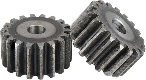 Steel Motor Drive Gear 1pcs Spur Gear 2M20T/21T Low Carbon Steel for Teeth Flat Gear Teeth Height 20mm Teeth Pitch 6.28mm Process Hole Bore10mm(2M20T) in Saudi Arabia