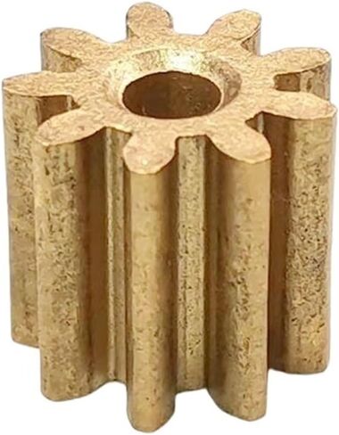 Steel Motor Drive Gear 1pcs 9T 1M Copper Gear Module 1.0 9 Teeth Diameter 11mm Inner Hole 3.1mm Mini Pinion 93B Cog Wheels in Saudi Arabia