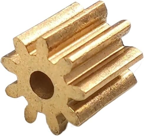 Steel Motor Drive Gear 1pcs 9T 1M Copper Gear Module 1.0 9 Teeth Diameter 11mm Inner Hole 3.1mm Mini Pinion 93B Cog Wheels in Saudi Arabia