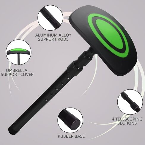 LTY Golf Travel Support Arm, Golf Travel Brace, Golf Travel Protection Kit, Golf Travel Bag Support System - Featuring a New Shape Designed for Better fit with Golf Bags in Kuwait