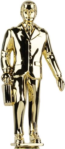 Dundie Award Trophy 9 " - جائزة GAG Classic Gold GAG مستوحاة من المسرحية الهزلية المكتبية - جائزة مخصصة للمشجعين لأحزاب الموظفين وأحداث الكوميديا in Kuwait