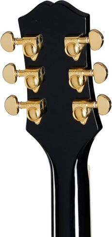 Epiphone مستوحى من Gibson Les Paul Custom ، الأبنوس مع حقيبة in Kuwait