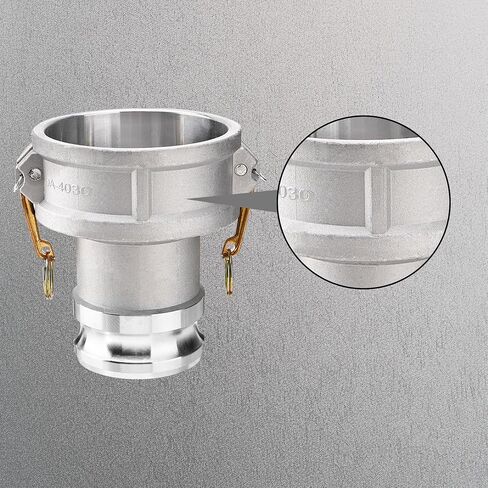 نوع الألومنيوم دا كام وخرطوم الأخدود تركيب 4 "أنثى camlock x 3" ذكور محول كاموك مخفض in Kuwait