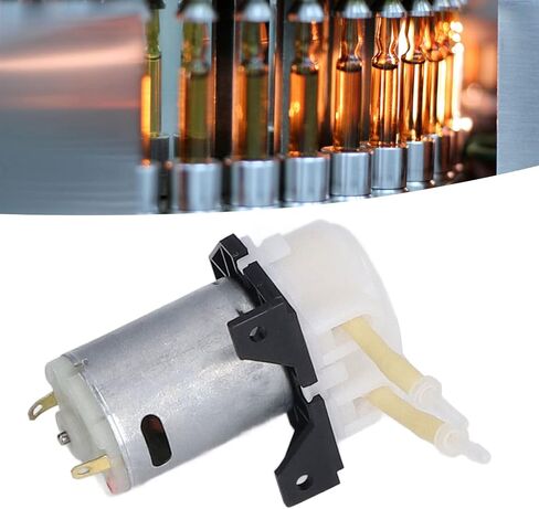 Garosa DC Peristaltic Pump Mini Dosing Self Priming Pumps, 12V for Chemical Aquarium, Easy Disassembly Cleaning, Variable Direction for Experiment Smart Home, in Saudi Arabia