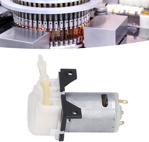 Garosa DC Peristaltic Pump Mini Dosing Self Priming Pumps, 12V for Chemical Aquarium, Easy Disassembly Cleaning, Variable Direction for Experiment Smart Home, in Saudi Arabia