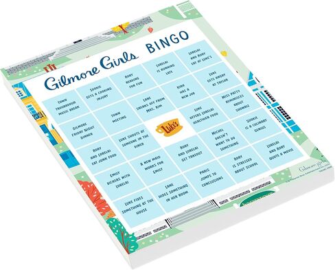 Hallmark Gilmore Girls Bingo Game Pad (6 تصميمات ، 102 ورقة) أمي هدية لعيد الأم in Saudi Arabia