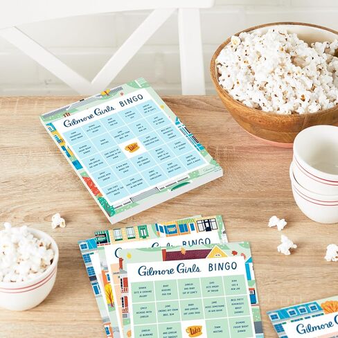 Hallmark Gilmore Girls Bingo Game Pad (6 تصميمات ، 102 ورقة) أمي هدية لعيد الأم in Saudi Arabia