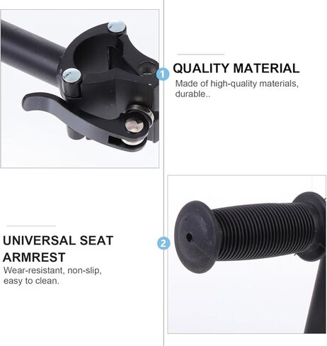 BESPORTBLE Bicycle Rear Seat Handle Grip, Kids' Safety Handle Grip Bikes Back Seat Armrest in Saudi Arabia